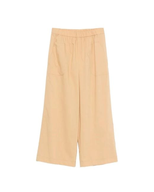 Akris Punto Natural Pantalon À Taille Élastiquée