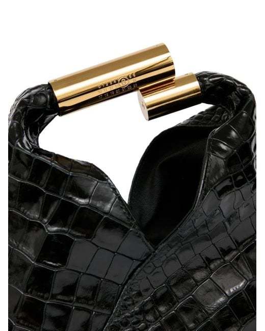 MM6 by Maison Margiela Black Small Japanese Shoulder Bag