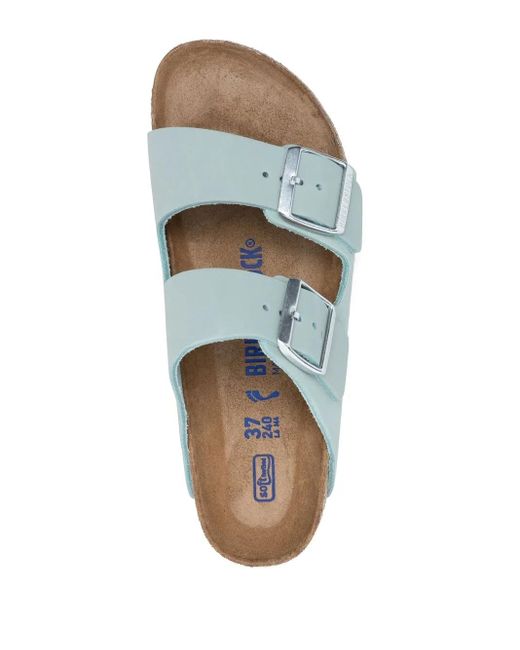 Birkenstock Arizona Soft Footbed "faded Aqua" Blue