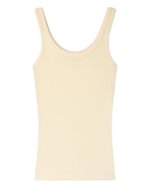 Sandro Natural Ribbed Vest Top