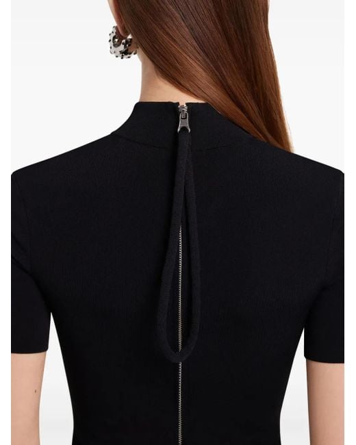 Courreges スキューバ ミニドレス Black