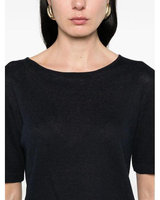 Base London Black Crew-Neck T-Shirt