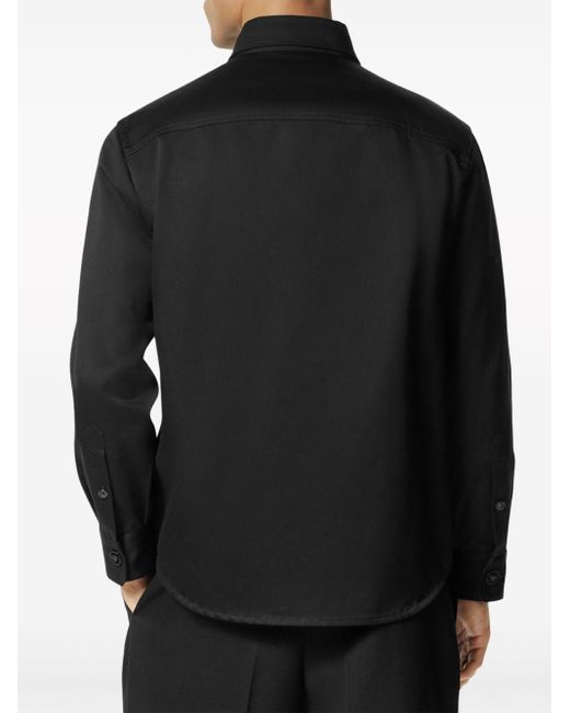 Chemise à boutons Medusa Versace pour homme en coloris Black
