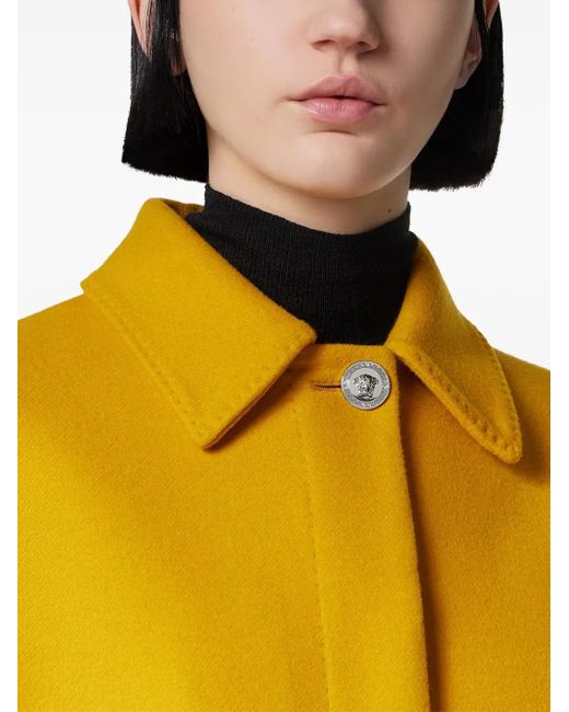 Manteau Medusa Head Versace en coloris Yellow