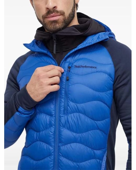 Chaqueta Helium Down con capucha Peak Performance de hombre de color Blue