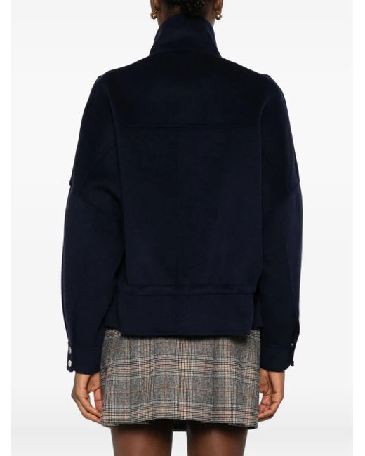 Pinko Jack Met Klepzak En Knoopsluiting in het Blue