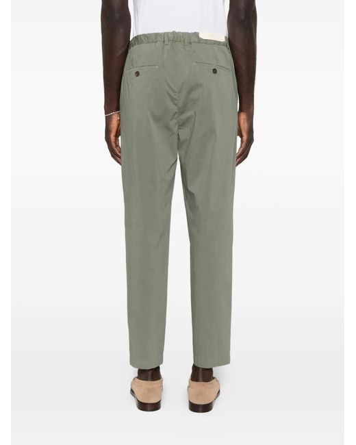 Briglia 1949 Green Covent Drawstring-Waistband Trousers for men