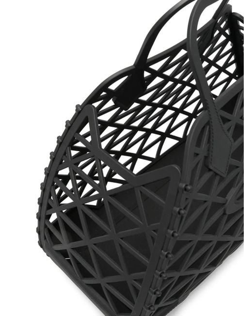 Vivienne Westwood Black X-Ray Mesh-Finish Bag