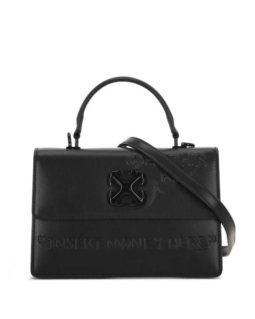 Off-White c/o Virgil Abloh Black Signature Arrows Motif-Appliqué Tote Bag