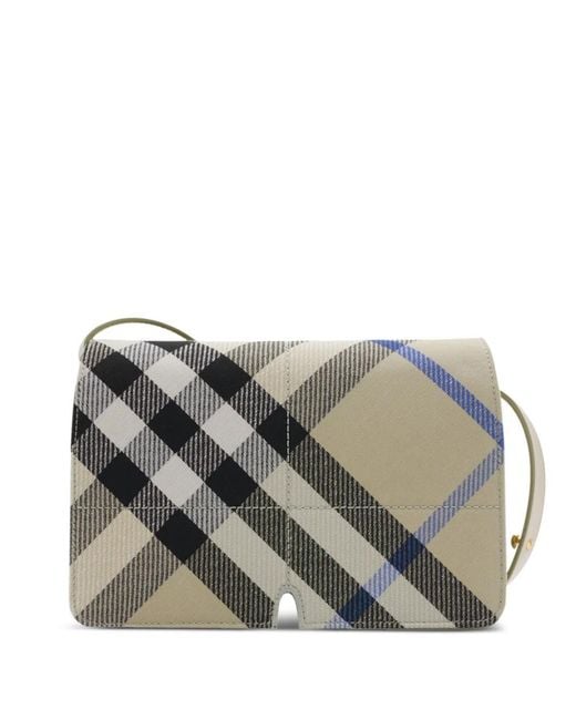 Burberry Gray Mini Shoulder Handbag For