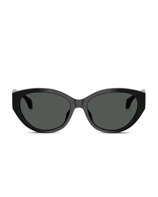 Versace Black Cat-Eye Sunglasses