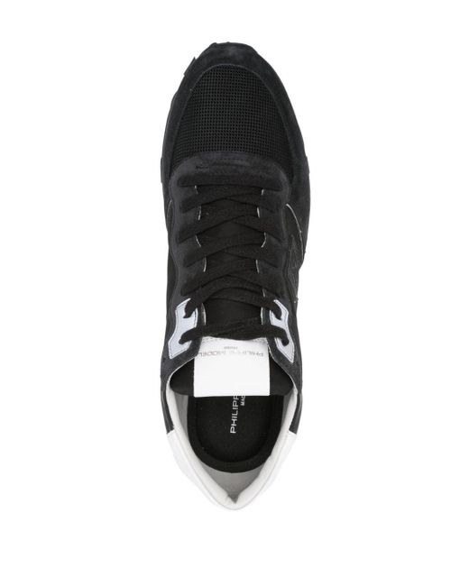 Philippe Model Black Tropez 2.1 Logo-Patch Sneakers for men