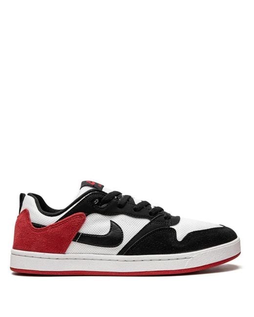 Nike White Sb Alleyoop /University" Sneakers
