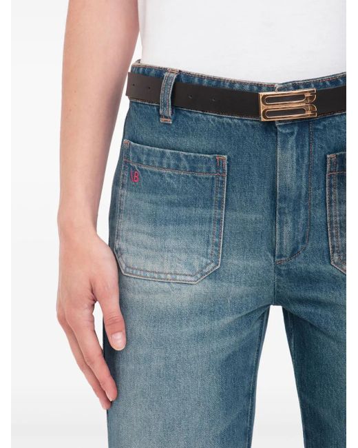 Vaqueros bootcut Alina Victoria Beckham de color Blue