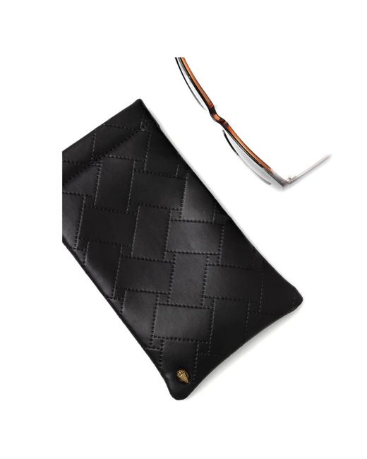 Kurt Geiger Black Rectangle-Frame Sunglasses