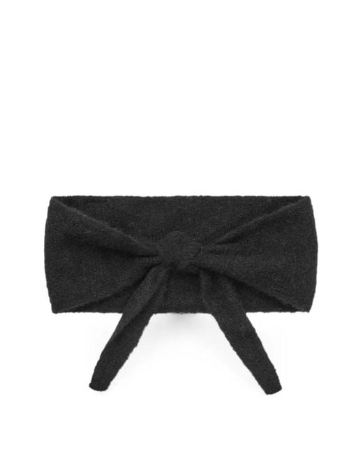 Samsøe & Samsøe Black Écharpe Sanor Diamond