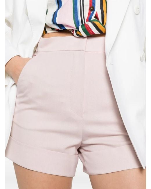 Bermudas con bajos ajustados Max Mara de color Pink