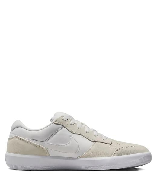 Nike White Sb Force 58 "Summit" Sneakers for men