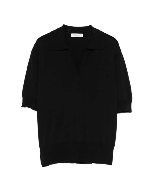 Daniele Fiesoli Black V-Neck T-Shirt