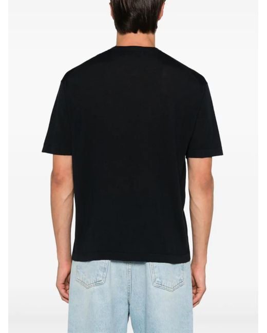 D4.0 Wollen Sweater in het Black voor heren