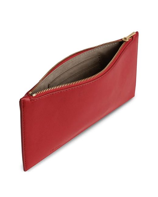 Yu Mei Red Hannah Envelope Clutch Bag
