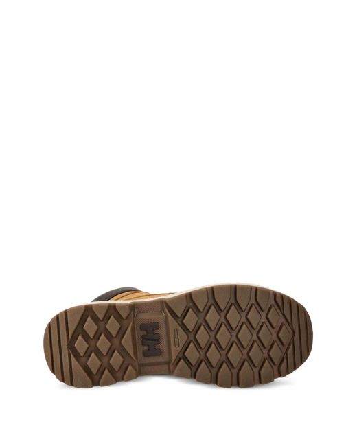 Helly Hansen Brown Bowstring Lace-Up Logo Hiking Boots