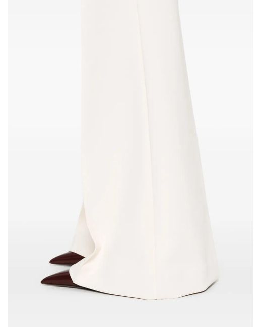 Elisabetta Franchi White Flared Pant