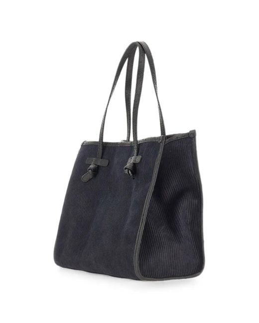 MARCELLA CLUB Black Marcella Ribbed-Suede Shoulder Bag
