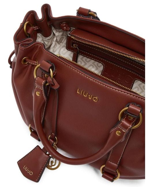 Liu Jo Brown Small Drawstring Bag