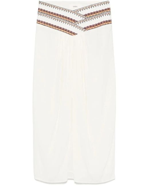 Ba&sh White Talkie Midi Dress