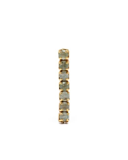 Ryenn's Eyes White Aventurine Post-Back Earrings
