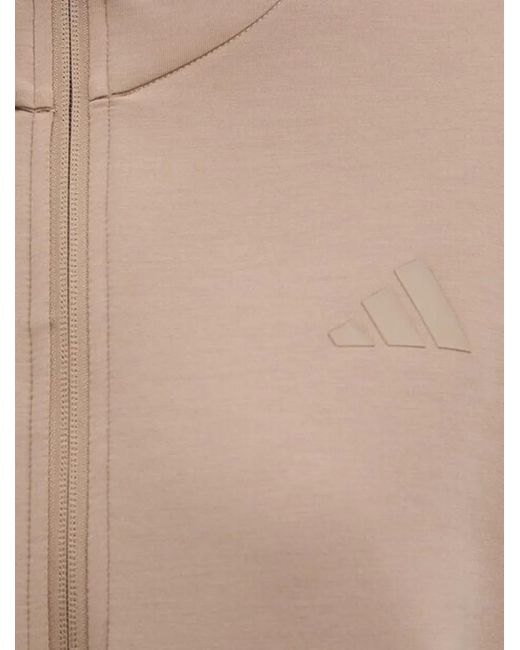 Adidas Natural Zip-Up Hoodie