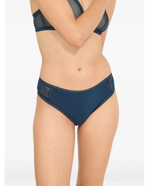 Eres Blue Evanscent Thongs