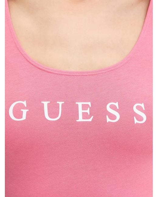 Guess Pink Carrie Logo-Print Pajamas