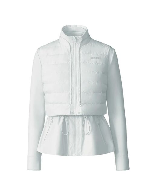 Mackage Blue Priscilla Quilted-Panel Jacket