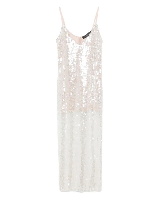 FEDERICA TOSI スパンコール ドレス White