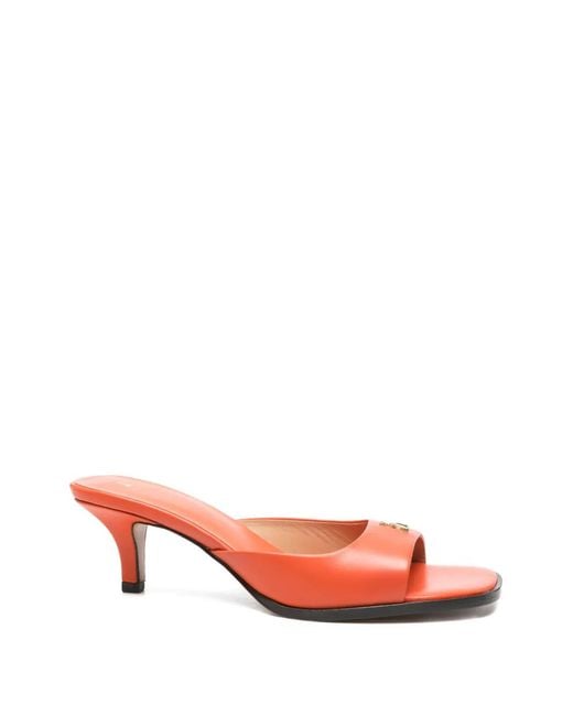 Patrizia Pepe Pink Square-Toe Sandals
