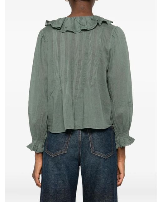 Blusa Con Ruches di Doen in Green