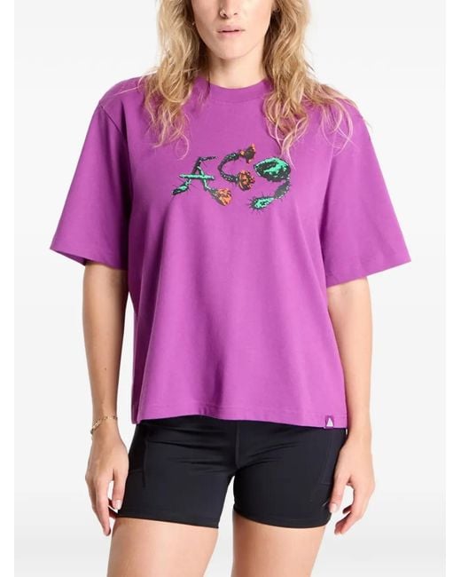 Nike Purple Acg-Print T-Shirt