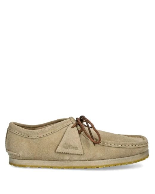 Clarks Brown Godney Suede Lace-Up Desert Boots for men