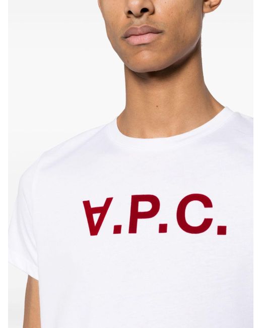 メンズ A.P.C. Vpc Color H Tシャツ White