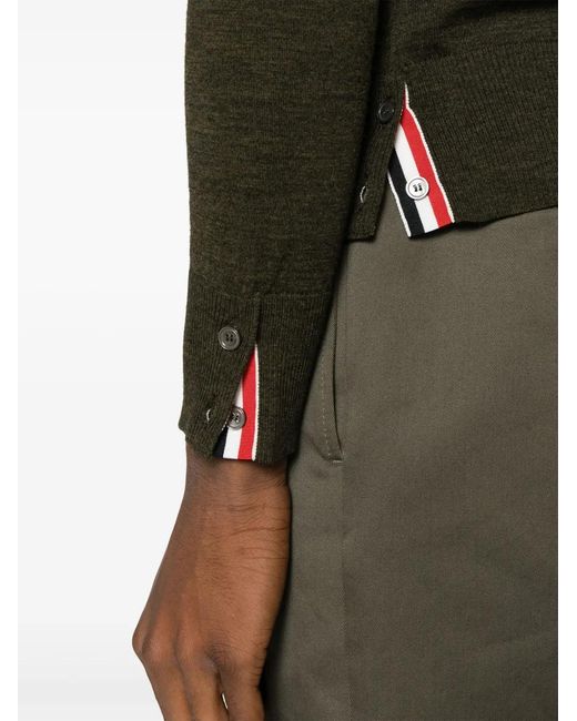 Thom Browne Black 4-bar Stripe Virgin Wool Sweater - Men's - Virgin Wool for men