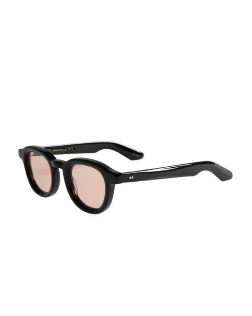 Moscot Black Dahven Round-Frame Sunglasses