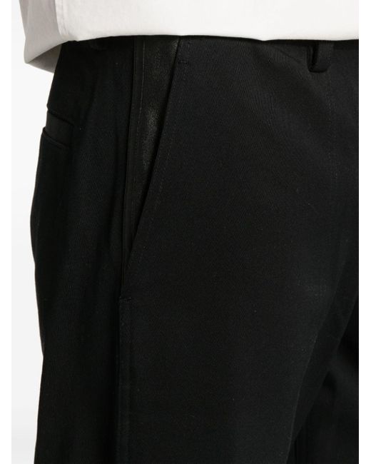 Helmut Lang Black Utility High-waisted Wide-leg Trousers for men