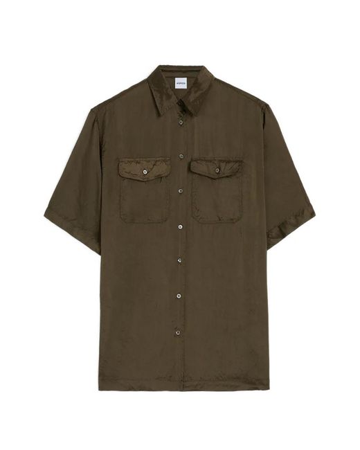 Aspesi Green Button Pocket Shirt