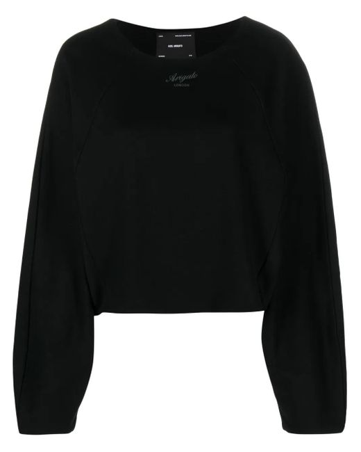 Axel Arigato Black Halle Logo-Embroidered Sweatshirt