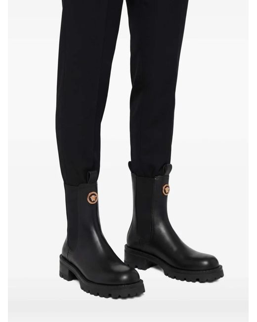 Versace Black Booties Ankle Boots