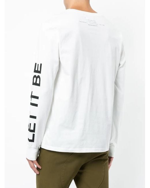 TAKAHIROMIYASHITA The Soloist White Printed T-Shirt for men