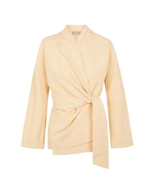 Cortana Natural Simona Tie-Waist Jacket