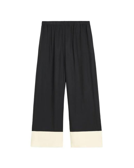 By Malene Birger Black Pantalon Colour Block